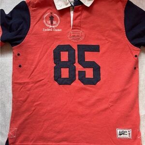 Tommy Hilfiger rugby long sleeve shirt-size M(21.5x28)